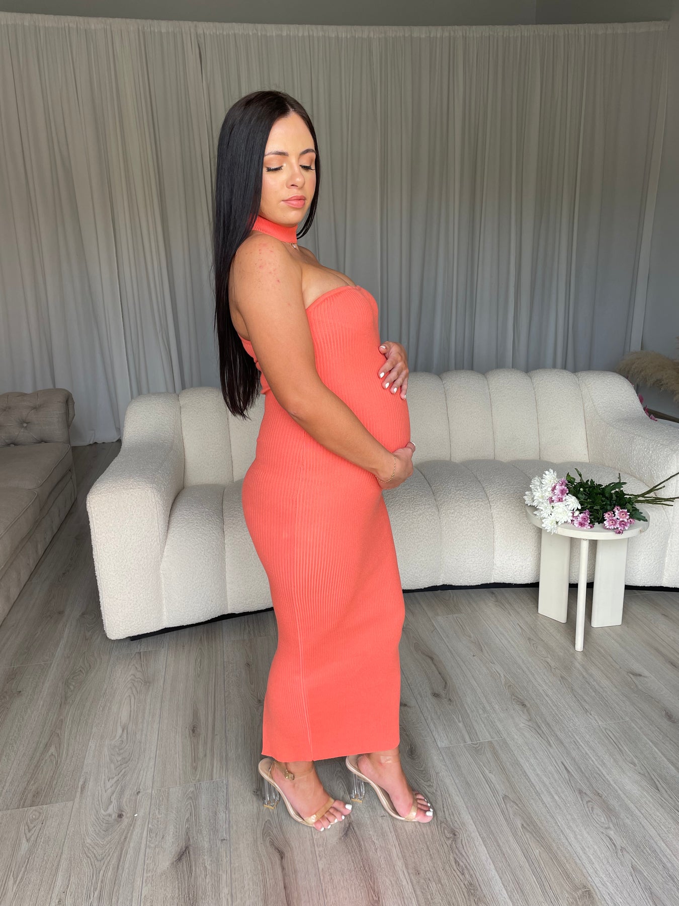 Kellis Dress - Tangerine