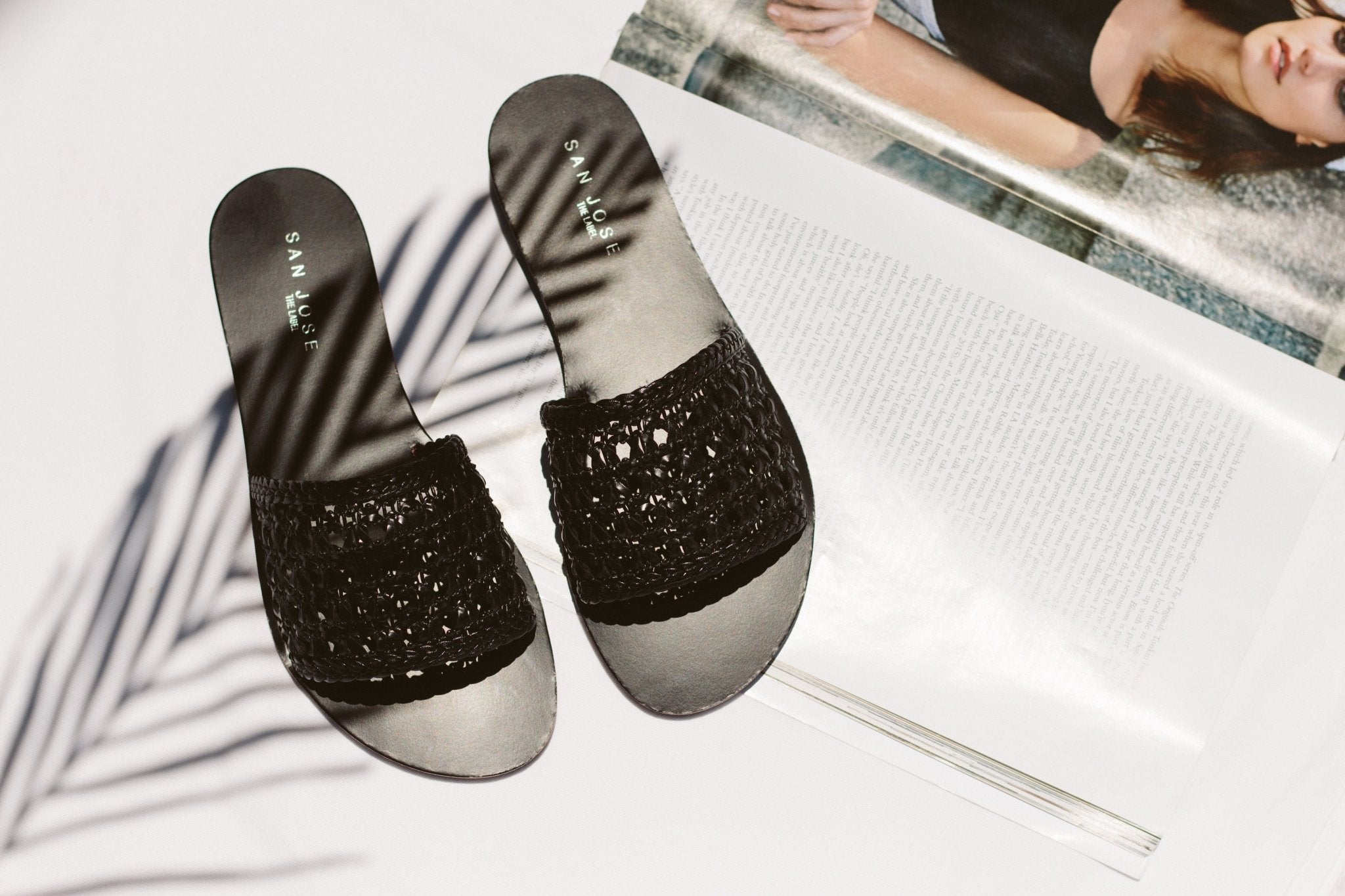 Flores Slides - Black - Shoes | Style Struck