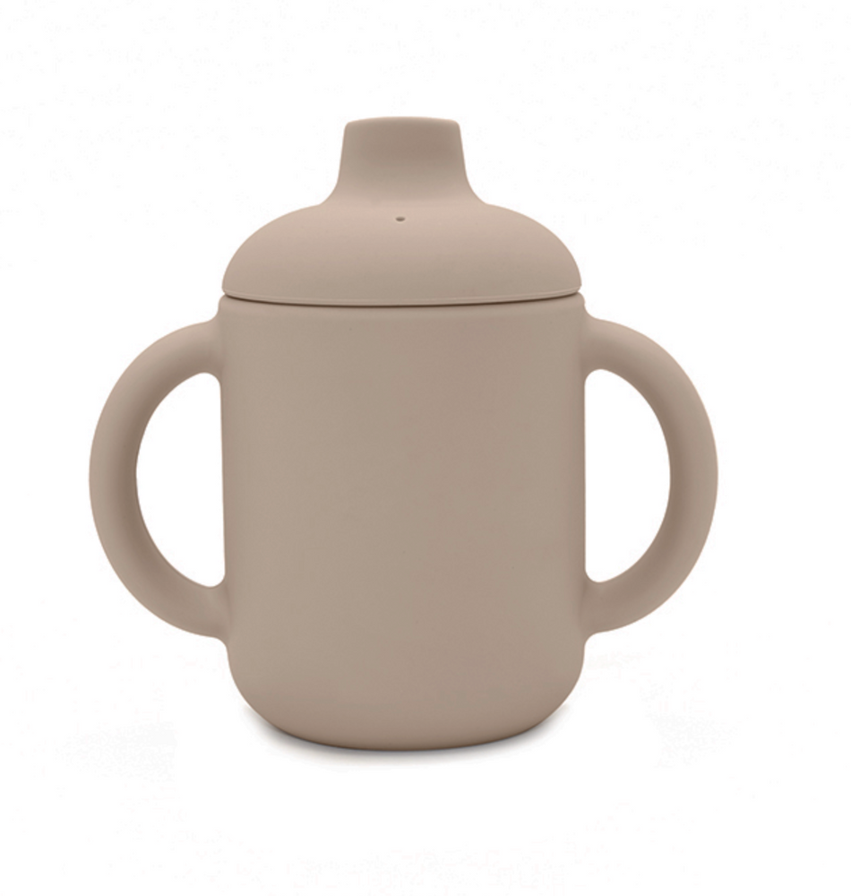 Silicone Baby Cup - Beige