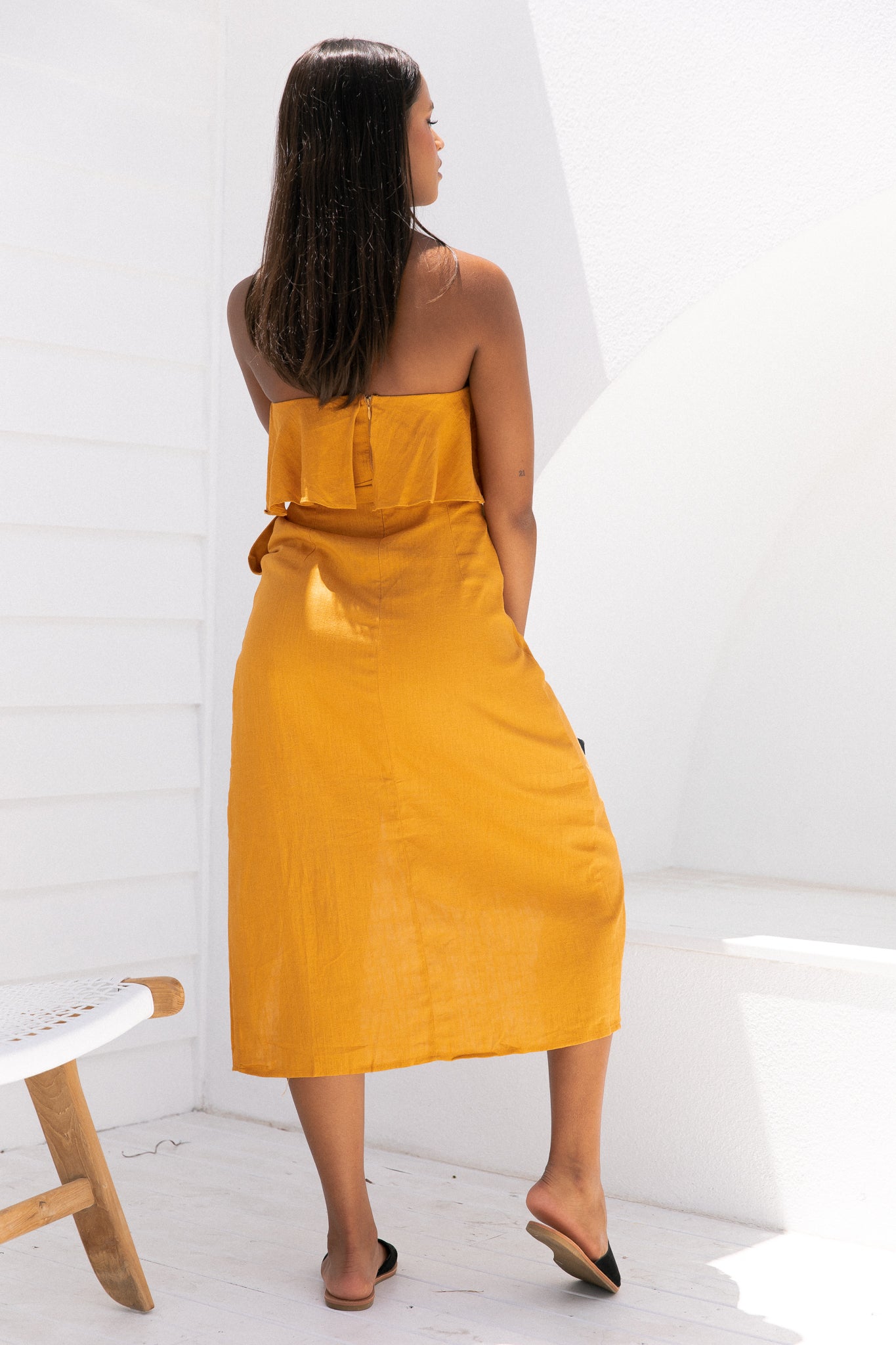Reza Dress - Mustard