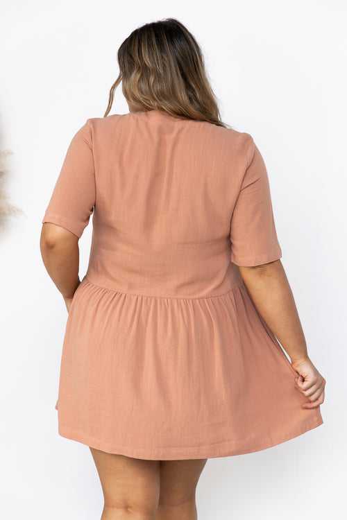 Nelly Dress - Clay