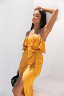 Reza Dress - Mustard