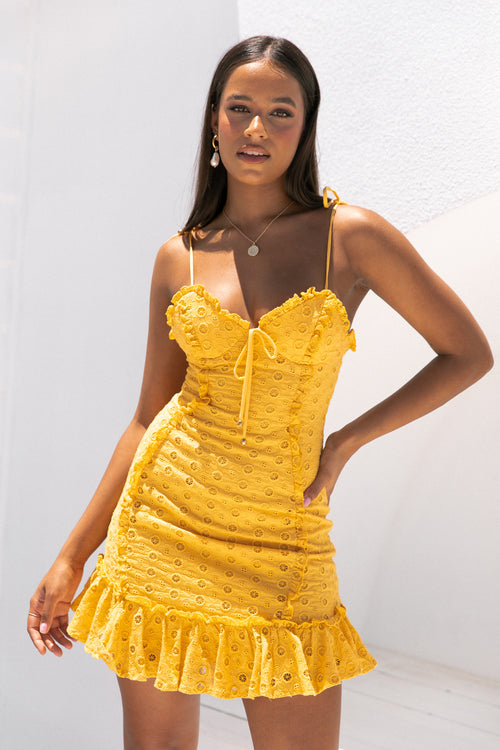 Laurella Dress - Yellow