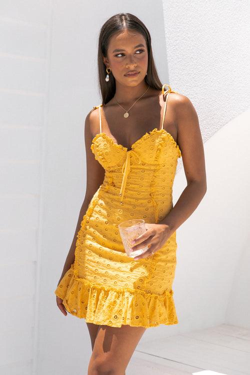 Laurella Dress - Yellow