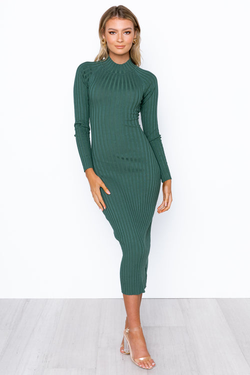 Daria Dress - Emerald