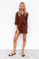 Esther Shorts - Chocolate