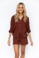 Esther Shorts - Chocolate