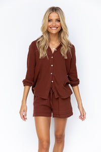 Esther Shorts - Chocolate