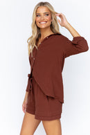 Esther Shorts - Chocolate