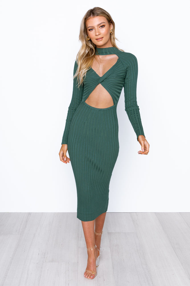 Daria Dress - Emerald
