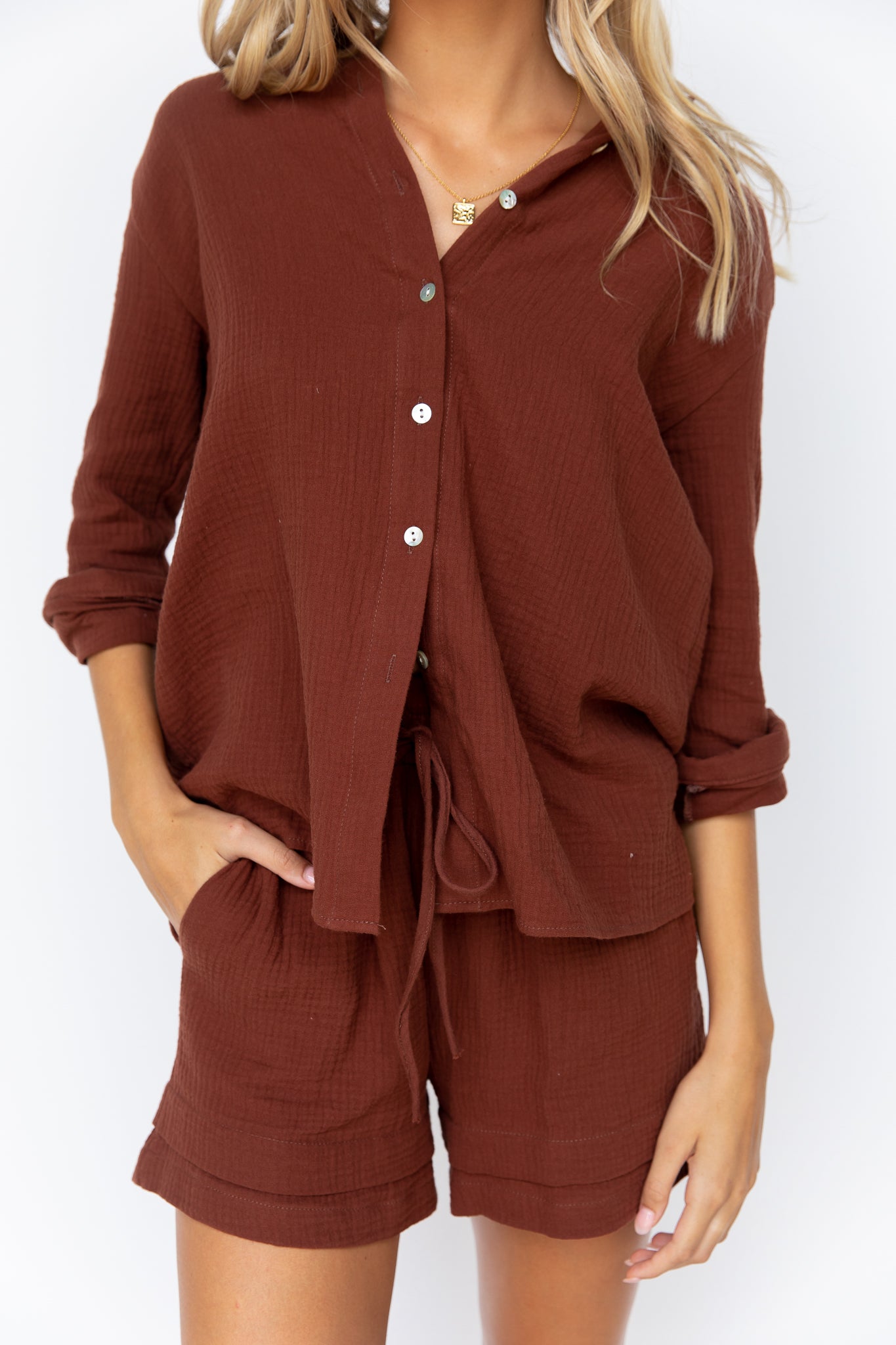 Esther Shorts - Chocolate