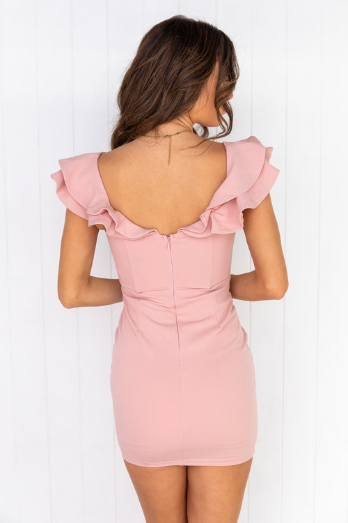 Bessy Dress - Blush - Dresses | Style Struck