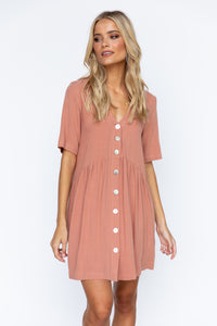 Nelly Dress - Clay