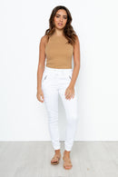 Remi Cargo Pants - White