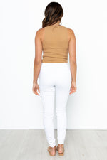 Remi Cargo Jeans - White