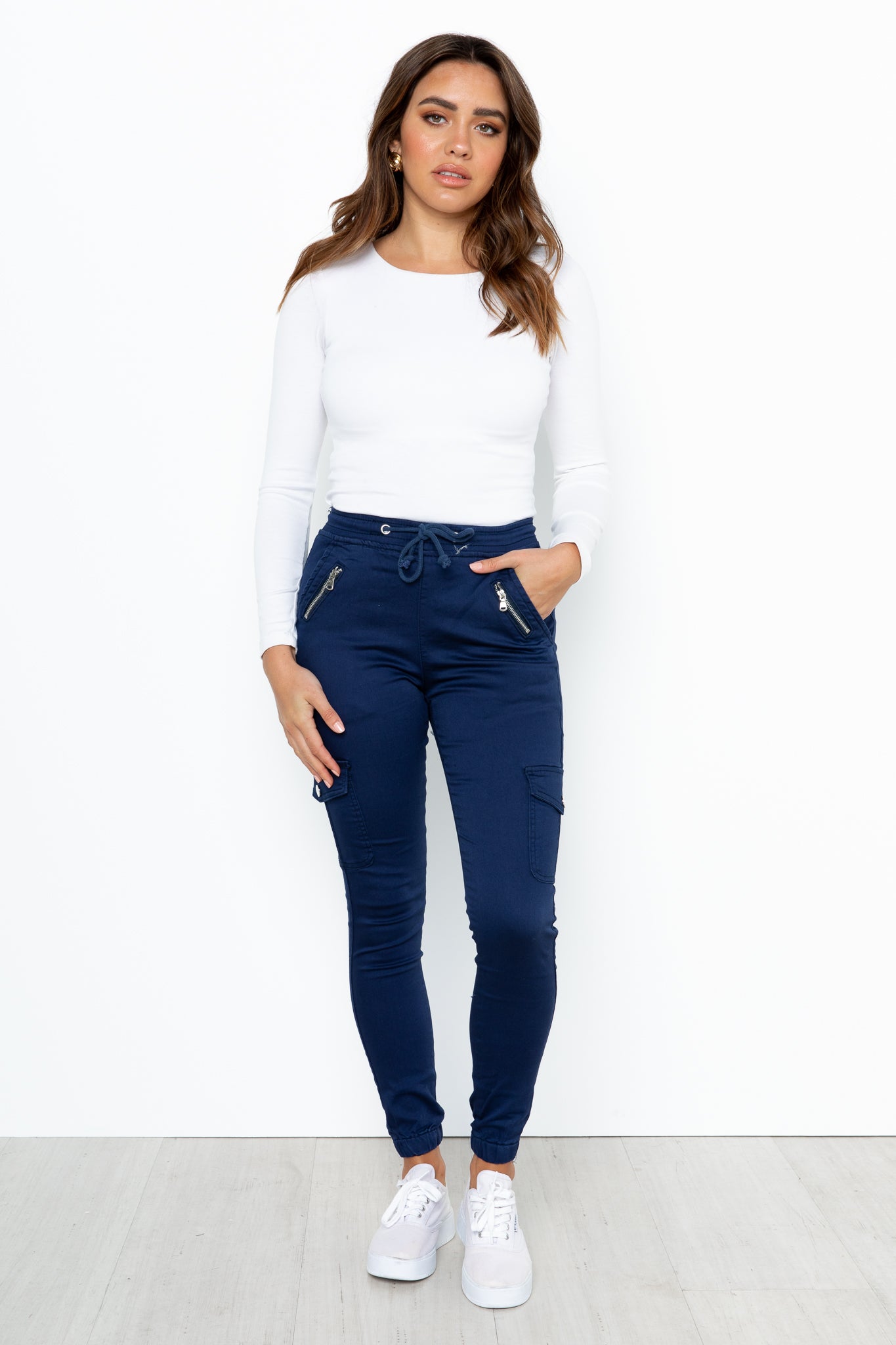 Remi Cargo Pants - Navy