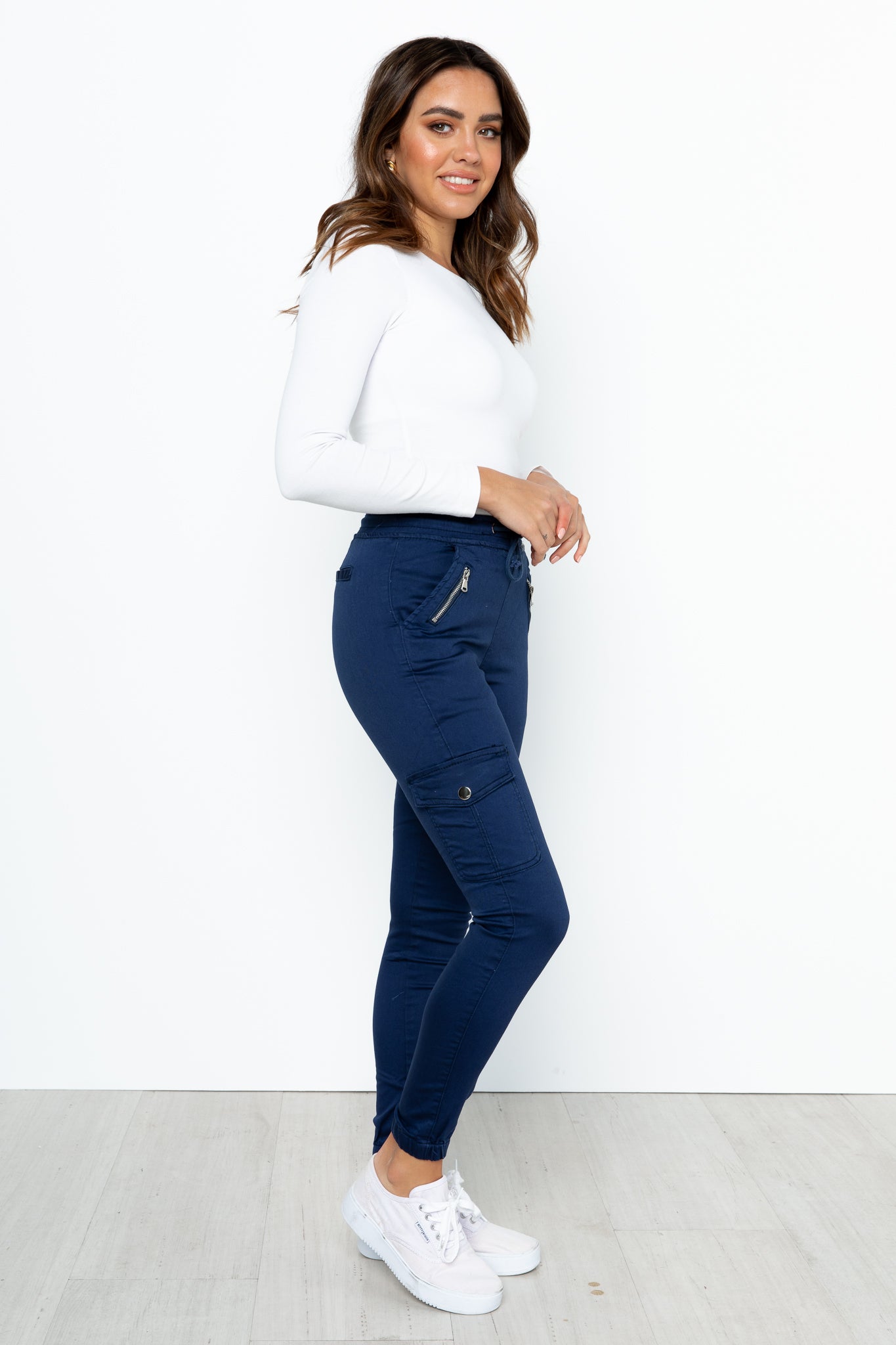 Remi Cargo Pants - Navy