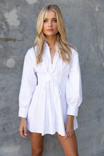 Beckham Shirt Dress - White