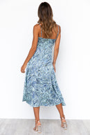 Zazu Dress - Aqua/Print