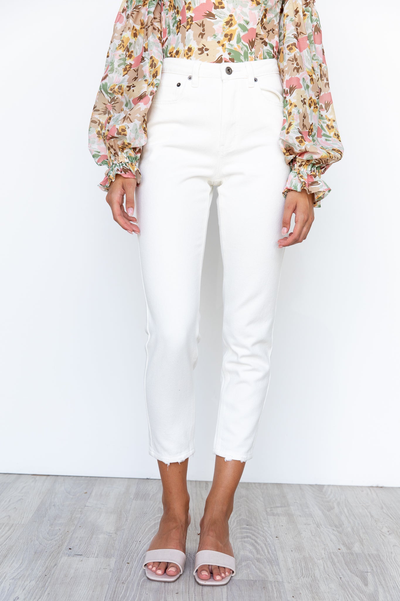 Tahnee Boyfriend Jeans - White