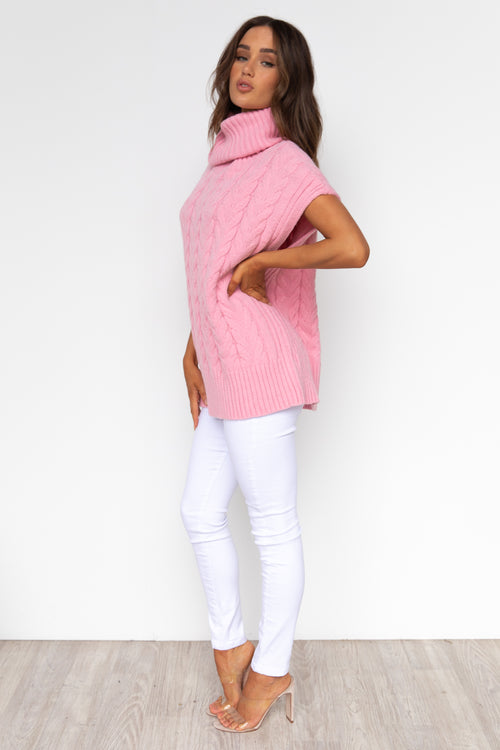 Colorado Knit Top - Pink