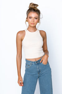 Tanner Tank Top - Nude