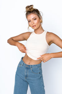Tanner Tank Top - Nude