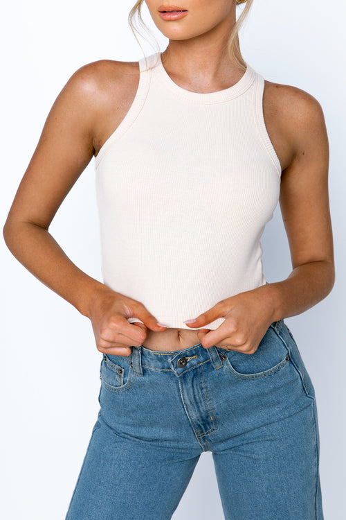 Tanner Tank Top - Nude