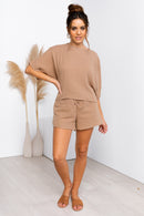 Theo Tee & Short Set - Tan