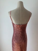 Pink Sequin Gown Sample XS/6