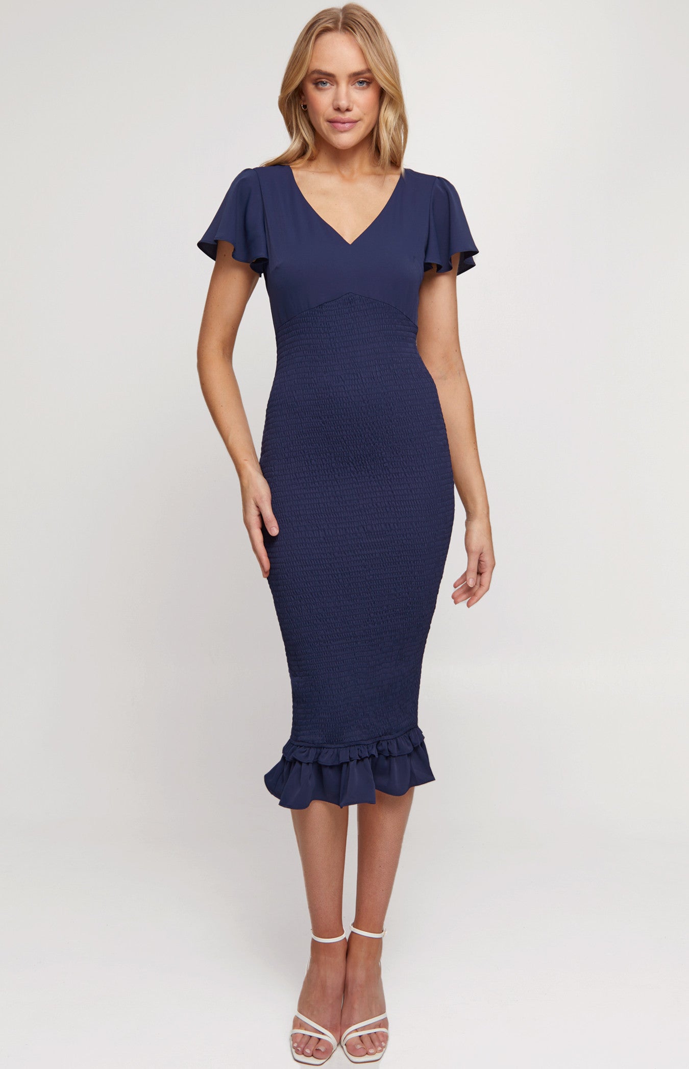 Bella Dress - Navy
