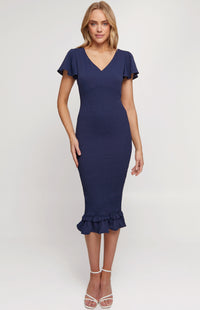 Bella Dress - Navy