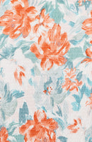 Shayla Dress - Peach/Floral