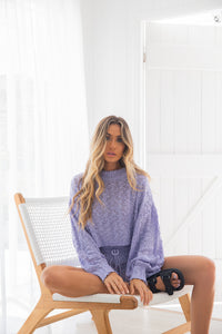 Sanja Knit Set - Lilac