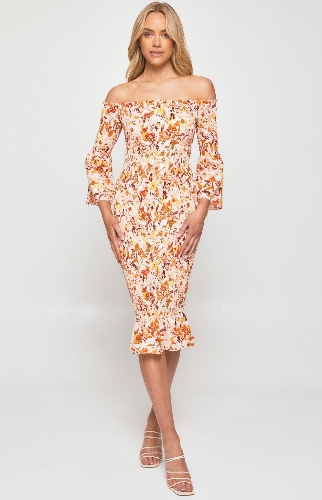 Kamira Midi Dress - Floral